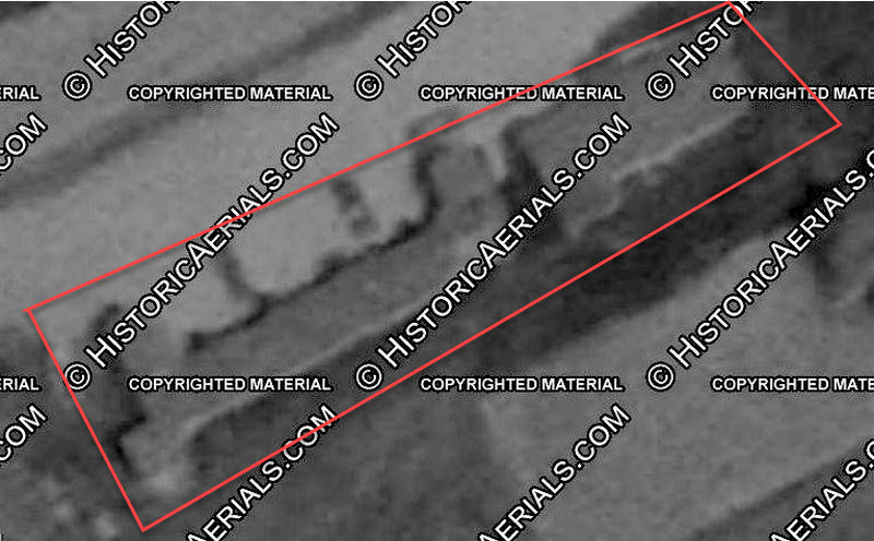Roys Mustang Motel - 1977 Aerial (newer photo)
